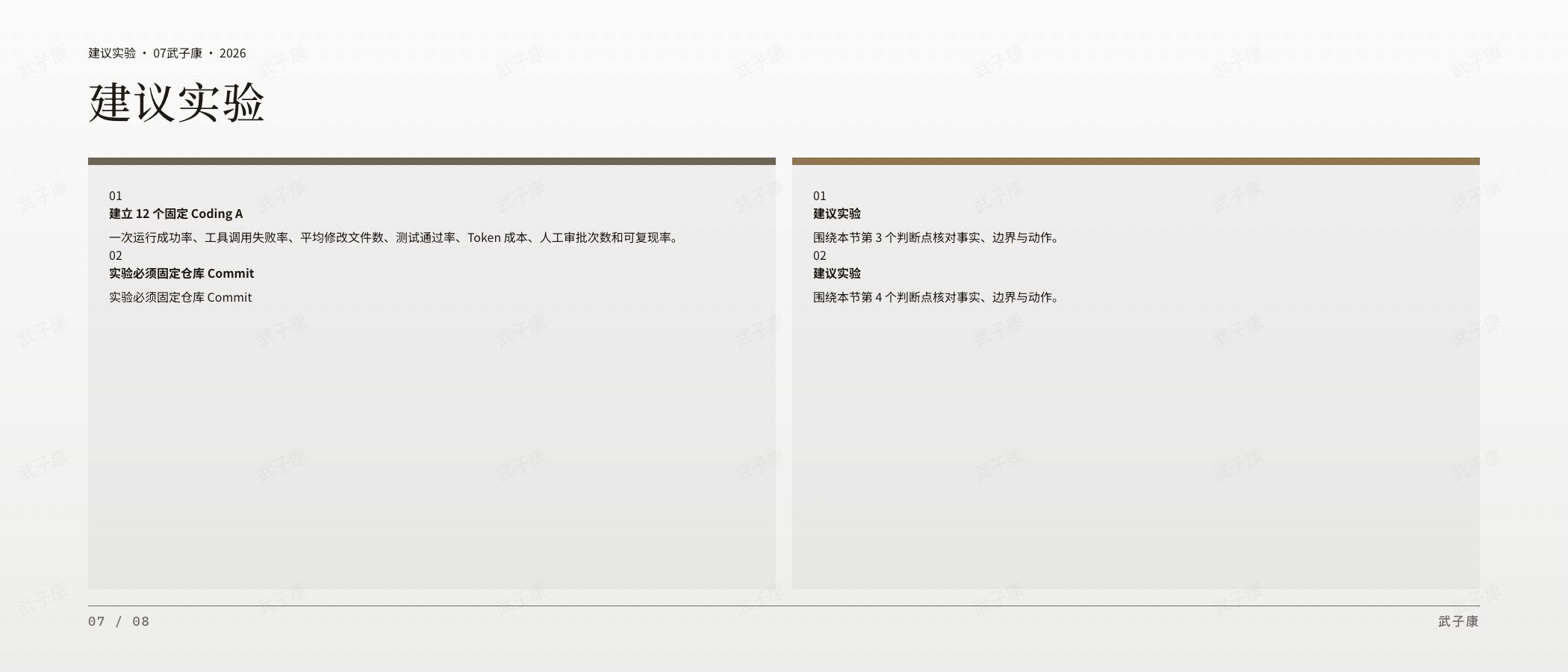 团队采用清单
