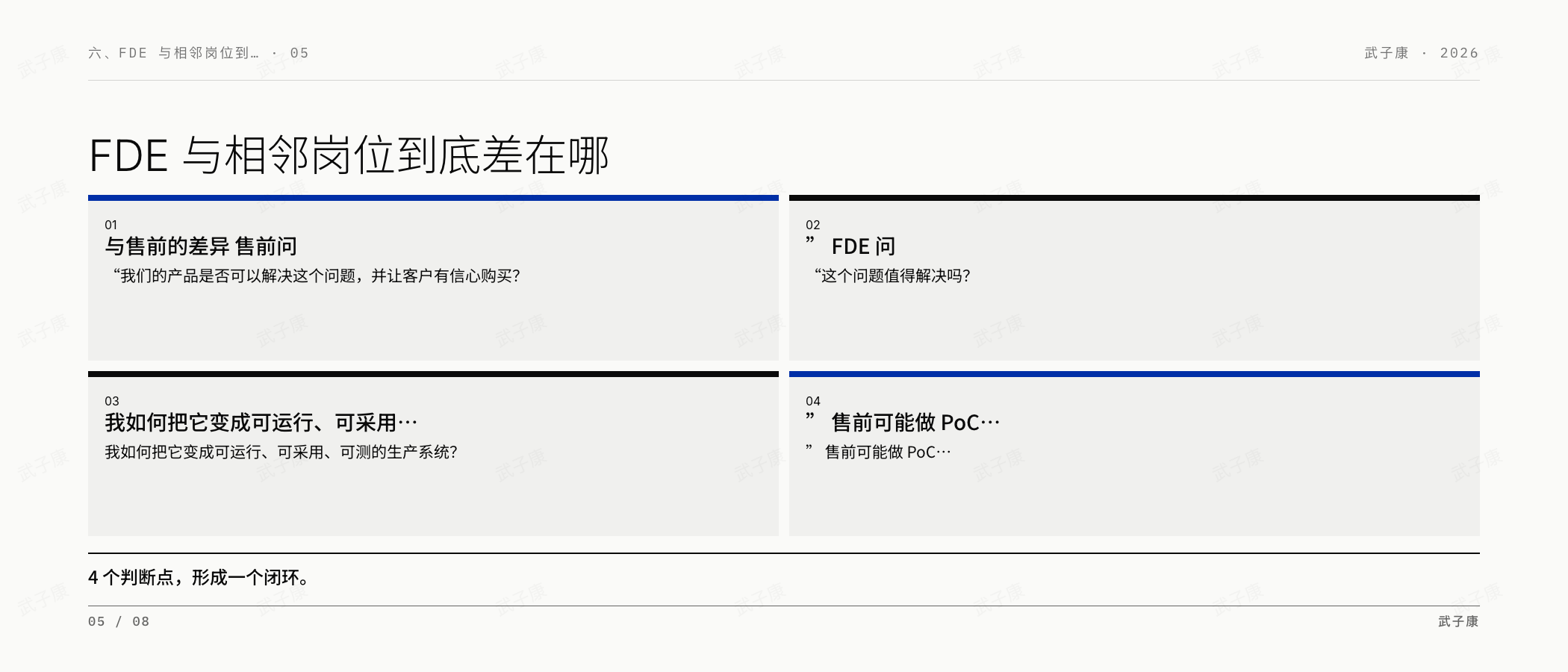 FDE 与相邻岗位到底差在哪