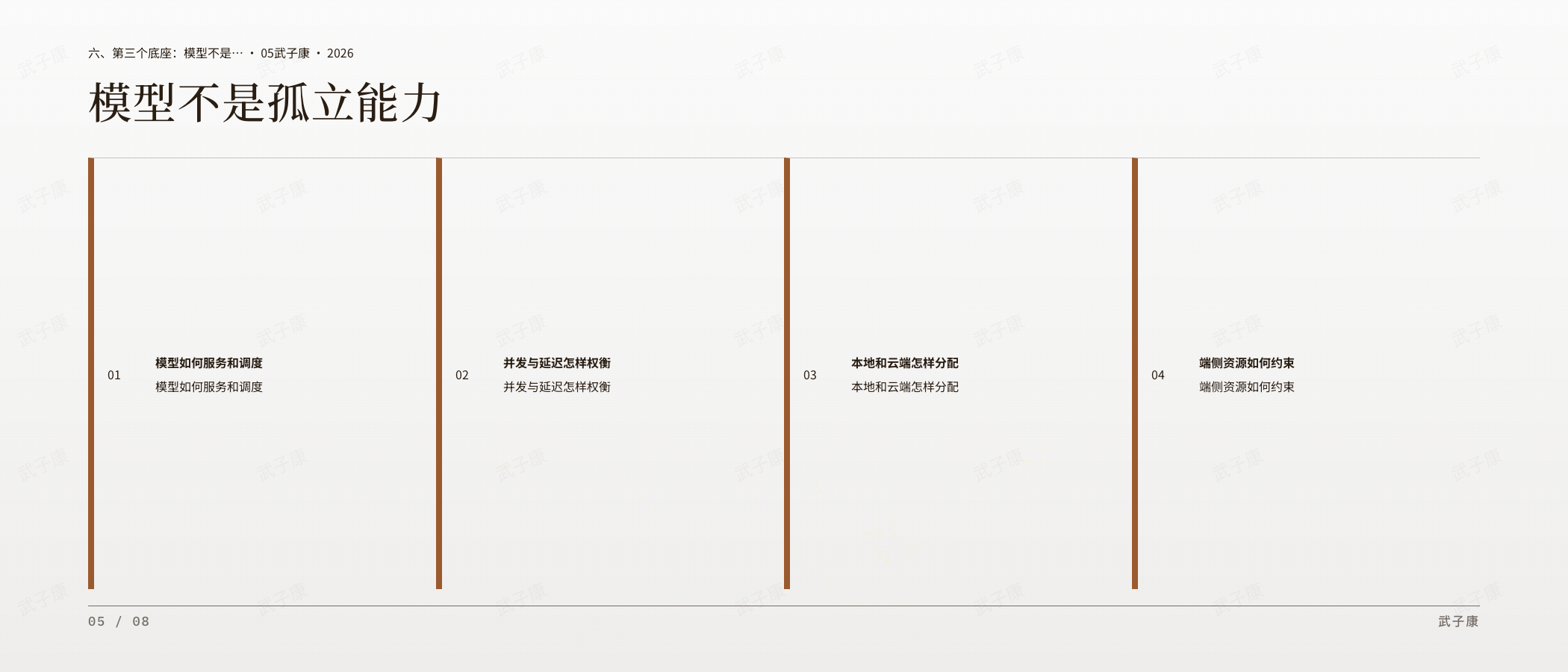 模型不是孤立能力