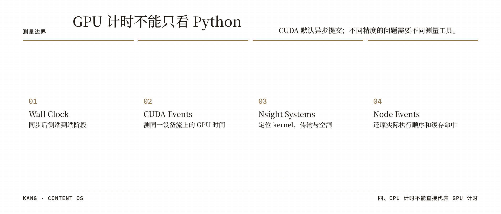 GPU 计时不能只看 Python