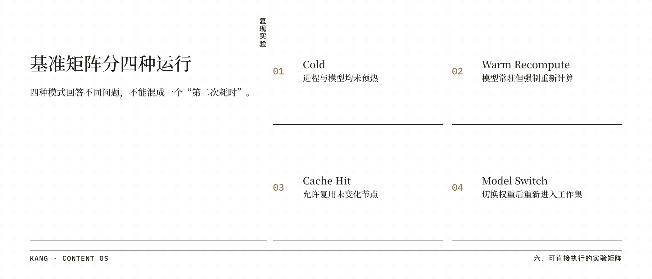 基准矩阵分四种运行