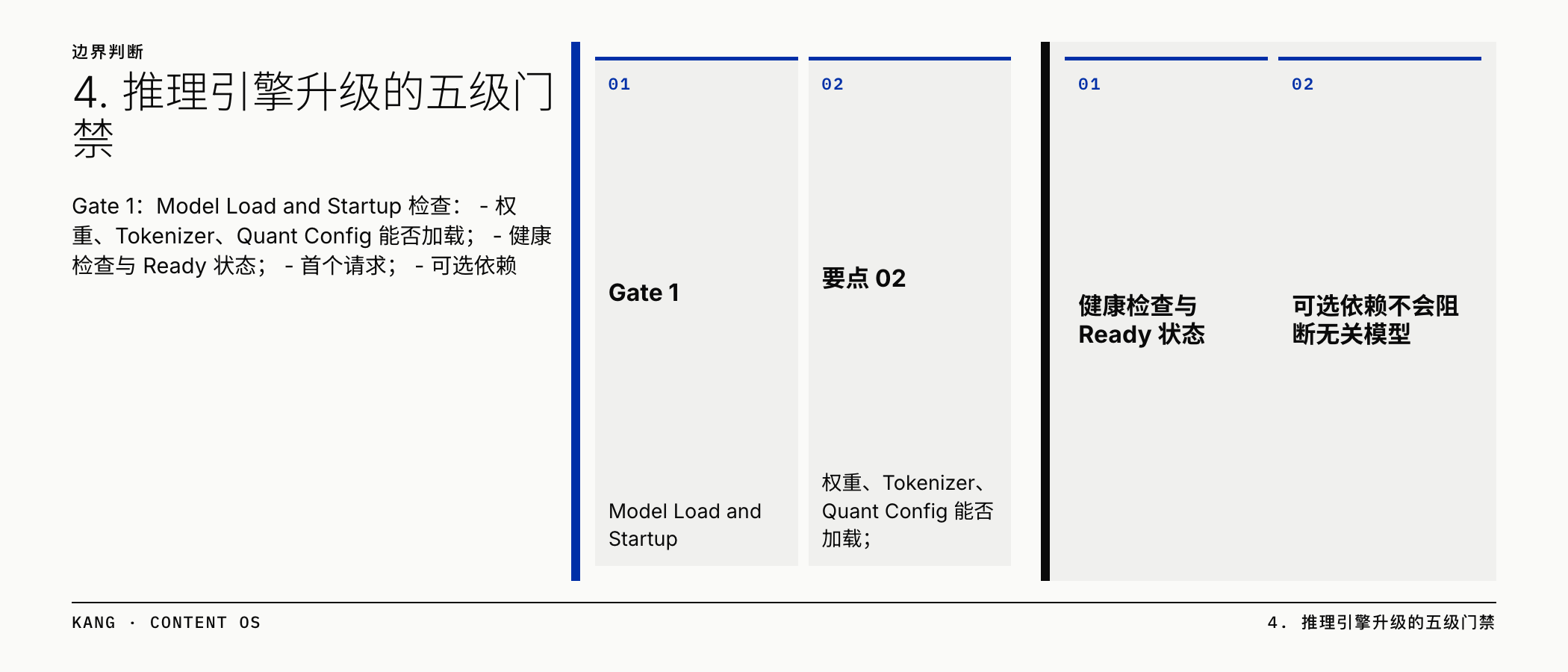 4. 推理引擎升级的五级门禁