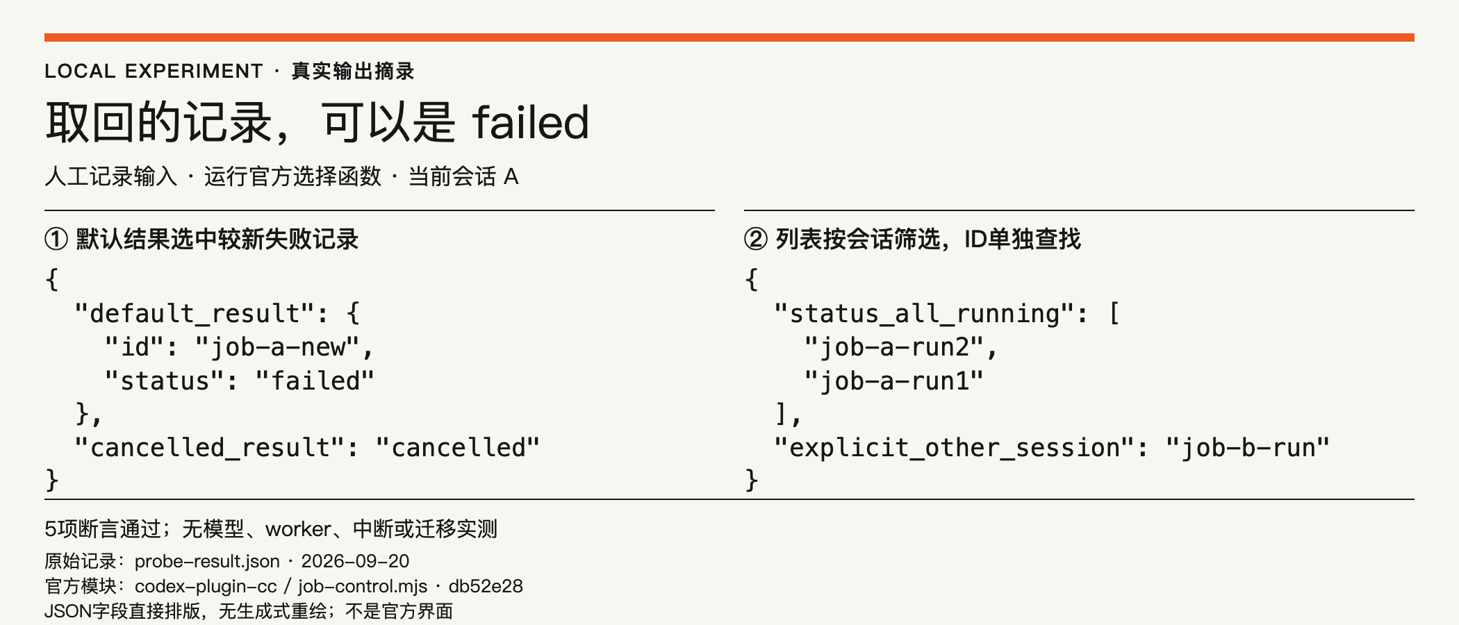 离线实验实际返回了什么