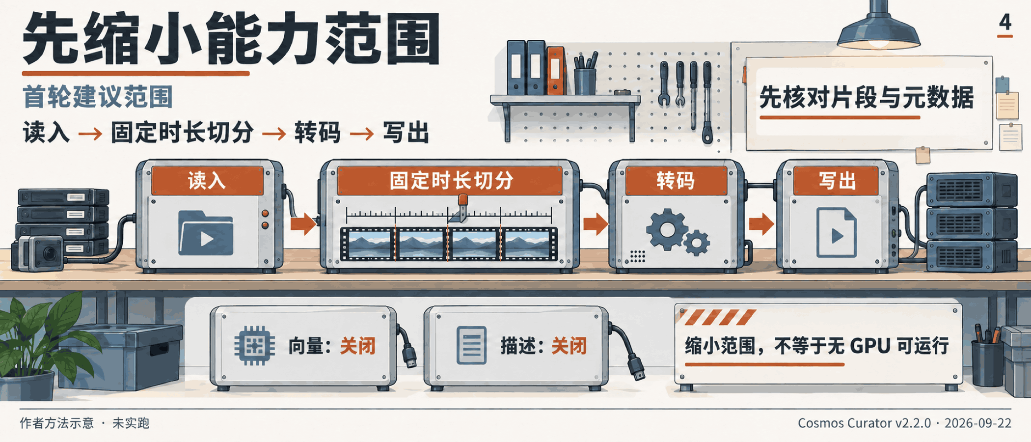 先缩小能力范围，再验收输出