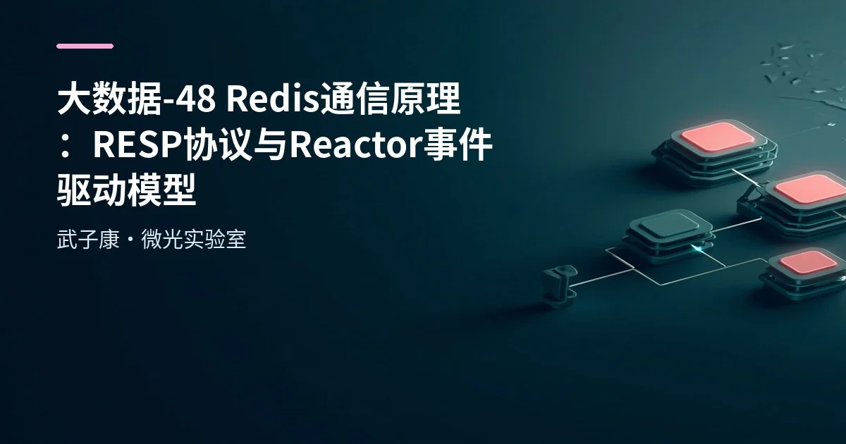 大数据-48 Redis 通信原理：RESP 协议与 Reactor 事件驱动模型
