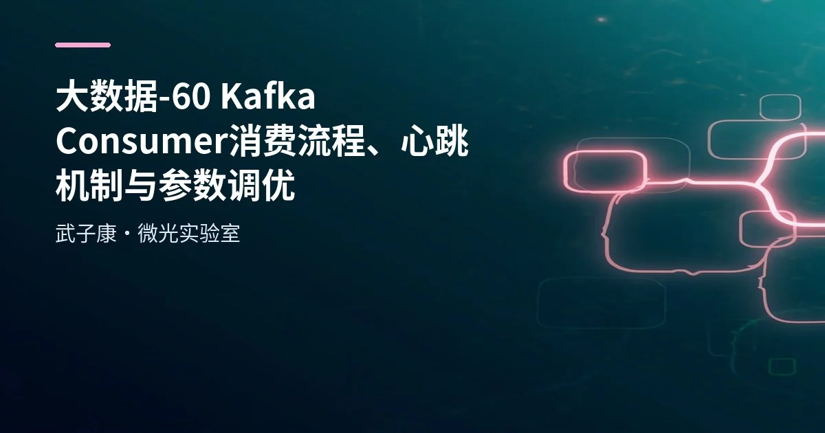 大数据-60 Kafka Consumer 消费流程、心跳机制与参数调优