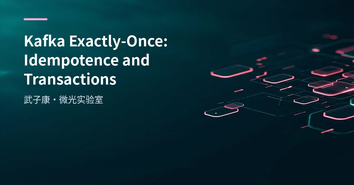 Kafka Exactly-Once: Idempotence & Transactions