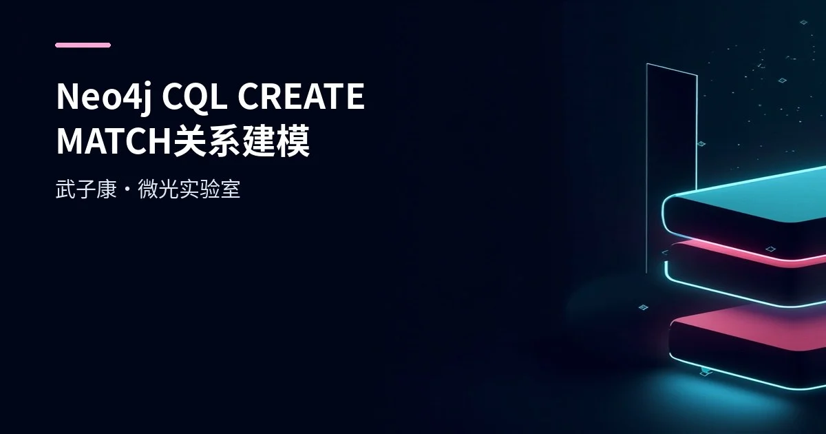 Neo4j CQL 实战：CREATE/MATCH 与关系建模速通 案例实测