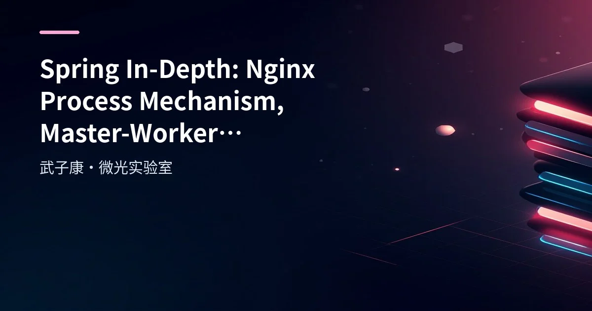 Spring In-Depth: Nginx Process Mechanism, Master-Worker Coordination and Common Commands