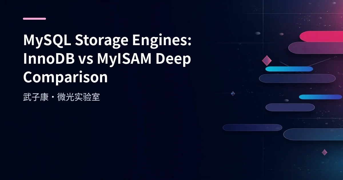 MySQL Storage Engines: InnoDB vs MyISAM Deep Comparison